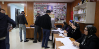 В Гергебильском районе выборы проходят активно, несмотря на пасмурную погоду. - Гергебильский район