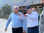 Рабочий визит Врио заместителя Председателя Правительства РД Ризвана Газимагомедова в Гергебильский район: инспекция восстановительных работ после паводков